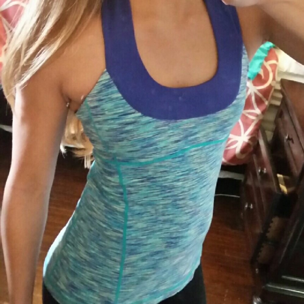 Lululemon Scoop Neck Space Dye Tank Top